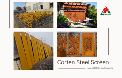 Corten Steel Privacy Screen